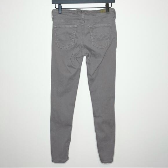 AG Adriano Goldschmied gray Stevie slim straight ankle jeans size women's 26R - Picture 4 of 7